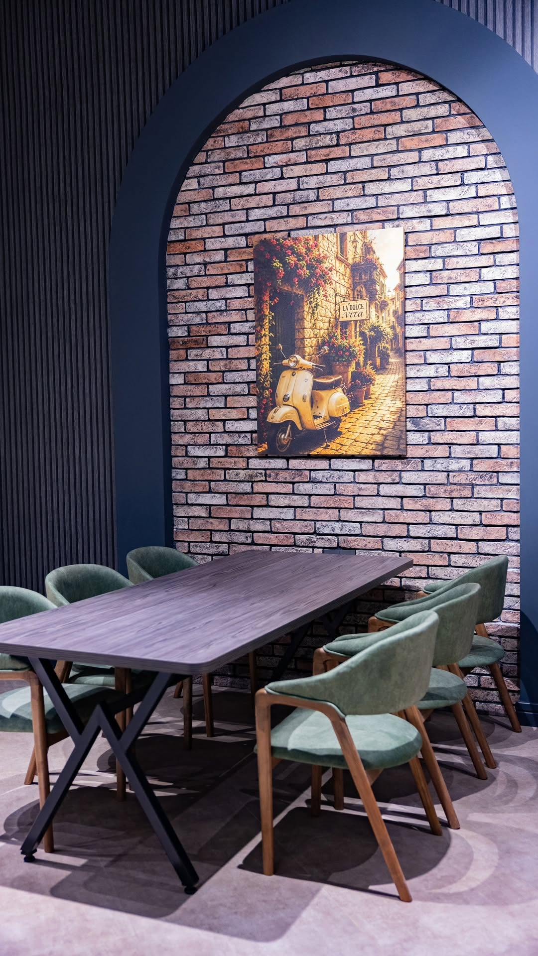 Ciao Stellina restoranının Roma freskolu zalı